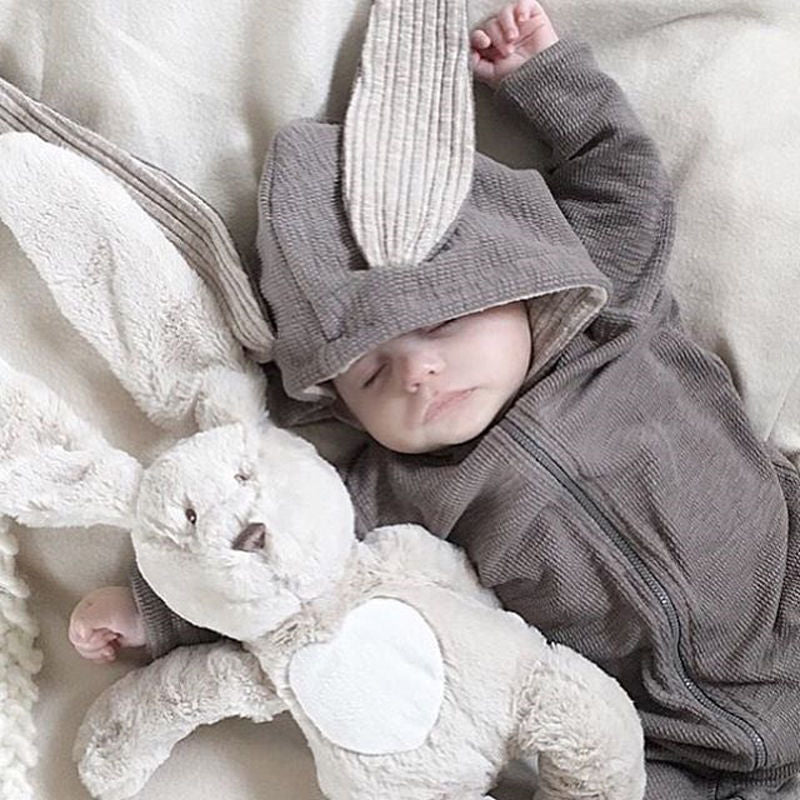 Newborn Baby Girl or Boy Bunny Ear Romper