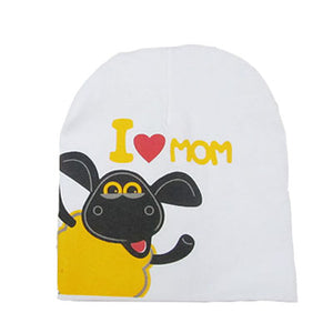 I Love Mama Papa Baby Knitted Warm Cotton Beanie Hat