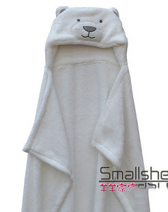 Animal Shaped Baby Hooded Bathrobe Bath Towel