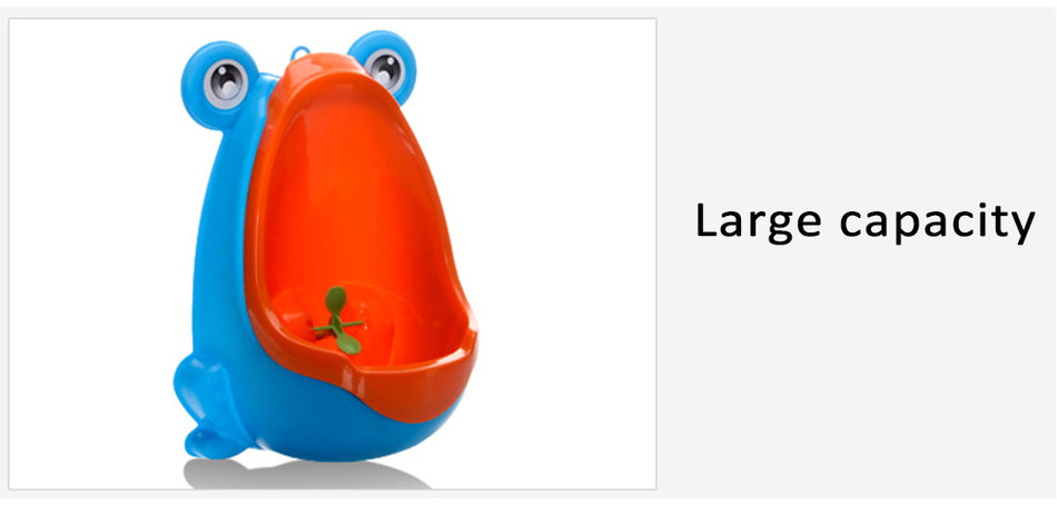 Wall-Mounted Baby Boy Potty Toilet Training Frog Urinal Stand Boys